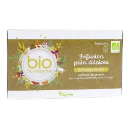 VITAVEA Infusion bio Pain D'épices x20 sachets