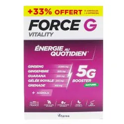 VITAVEA Force G Vitality Energie au quotidien 5G x15 Ampoules + 5 Offertes