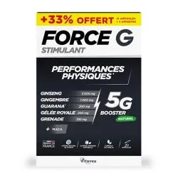 VITAVEA Force G Stimulant - Performances Physiques 5G x15 Ampoules + 5 Offertes