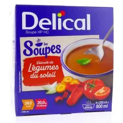 DELICAL Soupe - HP/HC Velouté de légumes du Soleil 4x200ml