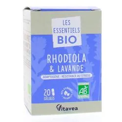 VITAVEA Rhodiola & Lavande bio 20 gélules