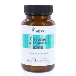 Vitavea Chrome Picolinate 45 gélules 250µg