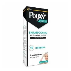 POUXIT Shampoing Anti-Poux et Lentes Traitement 15 Minutes 200ml