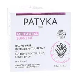 PATYKA AGe Global Supreme - Baume nuit revitalisant bio 50ml