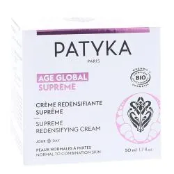 PATYKA Age Global Supreme - Crème riche redensifiante bio peaux normales à mixtes 50ml