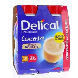 DELICAL Concentrée - HP HC Boisson Noisette 4x200ml