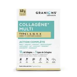 GRANIONS Collagène Multi Type I-II-III-V-X en poudre 275g