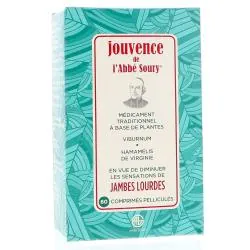 JOUVENCE DE L'ABBE SOURY Médicament traditionnel à base de plantes Jambes lourdes 60 comprimés
