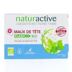 NATURACTIVE Maux de Tête Flash Bio x14 gélules