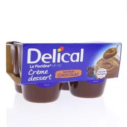 DELICAL La Floridine - HP HC - Crème Dessert saveur chocolat 4x200g