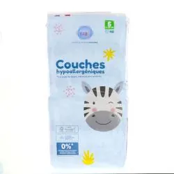 PHARMABABY Couches hypoallergéniques t5 x40 couches