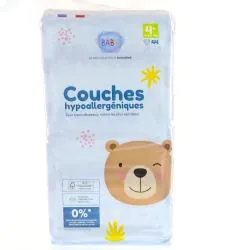 PHARMABABY Couches hypoallergéniques t4+ x44 couches