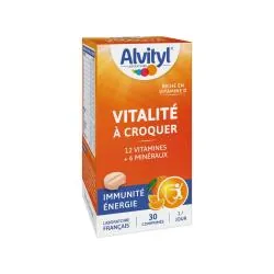 ALVITYL Vitalité - Vitamines et minéraux goût Orange x30 Comprimés