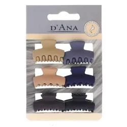 D'ANA Petites pinces Cheveux 2,5Cm X6
