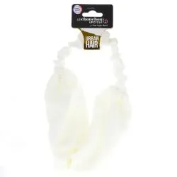 JEAN LOUIS DAVID Urban Hair - Chouchou Upcyclé motif blanc texturé
