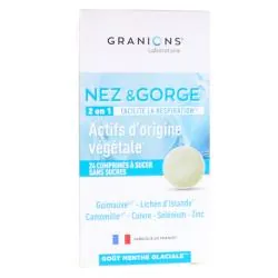 GRANIONS Nez & Gorge 2en1 x24 comprimés à sucer