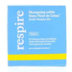RESPIRE Shampooing solide doux Fleur de coton 75g