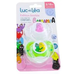 LUC ET LEA Collerette confort+ - Sucette 6-18 mois Edition limitée Barbapapa