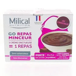 MILICAL Go repas minceur crème chocolat coupelle 210g