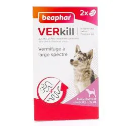 BEAPHAR Verkill - Vermifuge Chiens chiens et chiots 0,5 à 10 kg