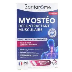 SANTAROME Myosteo Décontractant Musculaire x20 Capsules