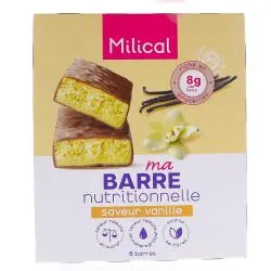 MILICAL Ma Barre Nutritionnelle saveur vanille x 6