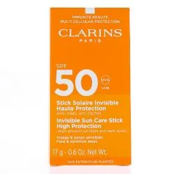 CLARINS Stick Solaire Invisible SPF50 haute protection