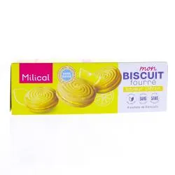 MILICAL Mon Biscuit Fourré Saveur Citron 4 sachets de 2