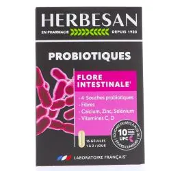 HERBESAN Probiotiques Flore intestinales x15 gélules