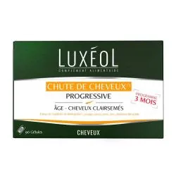 LUXEOL Chute de Cheveux Progressive 3 mois x90 gélules