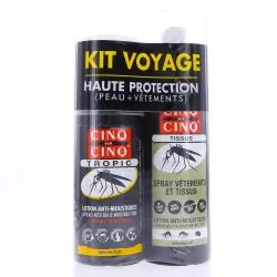 CINQ SUR CINQ Kit Voyage Haute Protection Anti-Moustique Spray Vêtements et Lotion