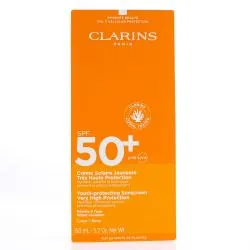 CLARINS Crème Solaire Jeunesse Très Haute Protection SPF50+ Corps 150ml