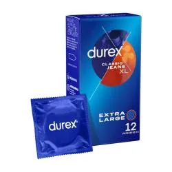 DUREX Préservatifs - Classic jeans - Préservatifs XL x12