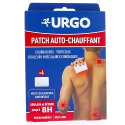 URGO Patch Auto-Chauffant 8h lot de 4 - multi-zone