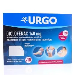 URGO Diclofénac 140mg x10 emplâtres