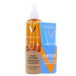 VICHY Capital Soleil - Huile Invisible Protection Cellulaire spf50 200ml
