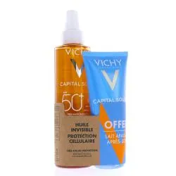 VICHY Capital Soleil - Huile Invisible Protection Cellulaire spf50 200ml