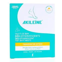 AKILEINE Galets de bain déo effervescents 6x12g