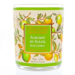 COLLINES DE PROVENCE Bougie parfumée Agrumes du Soleil 180g