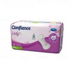 HARTMANN Confiance Lady Protection hygiéniques anatomiques 14 pièces 3 gouttes