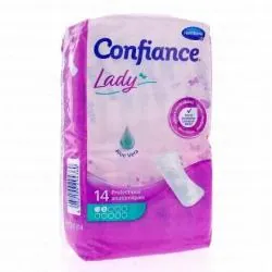 HARTMANN Confiance Lady Protection hygiéniques anatomiques 14 pièces 2 gouttes