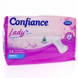 HARTMANN Confiance Lady Protection hygiéniques anatomiques 14 pièces 4 gouttes