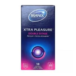 MANIX Xtra Pleasure Double Extase 10 préservatifs