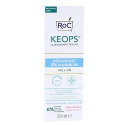 ROC Keops - Déodorant Roll On 0% Aluminium 48h 30ml