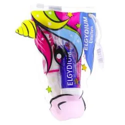 ELGYDIUM Kids Trousse Voyage hygiène dentaire licorne