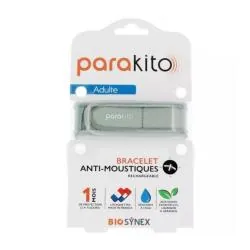 PARAKITO Bracelet Anti moustiques Adulte kaki