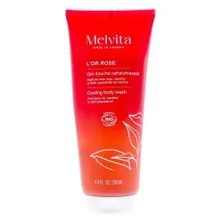 MELVITA L’Or Rose - Gel Douche Rafraîchissant Bio 200ml