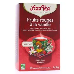 YOGI TEA Infusion Fruits Rouges à la Vanille bio x17 sachets