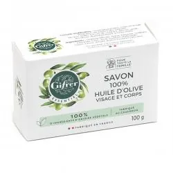 GIFRER Essentiel - Savon pain 100% huile d'olive 100G