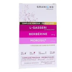 GRANIONS Complexe Minceur - Probiotiques x20 Comprimés + 20 Gélules